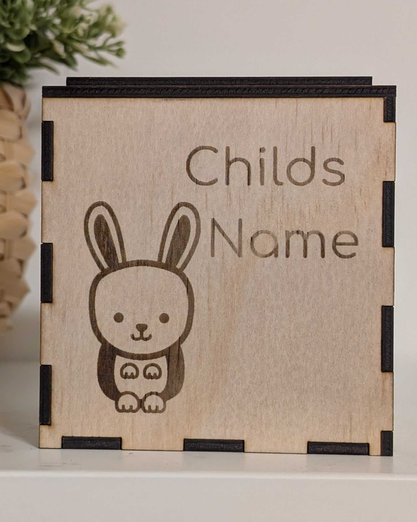 Custom Keepsake Block | Engraved Baby Memory Box