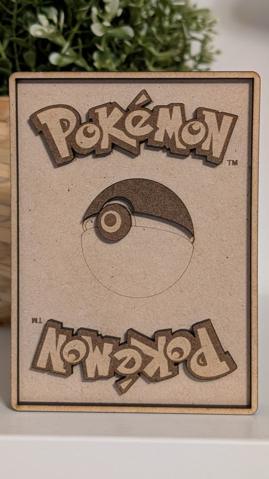 Bulbasaur | Wooden Pokémon Card - Handcrafted Collectible Keepsake